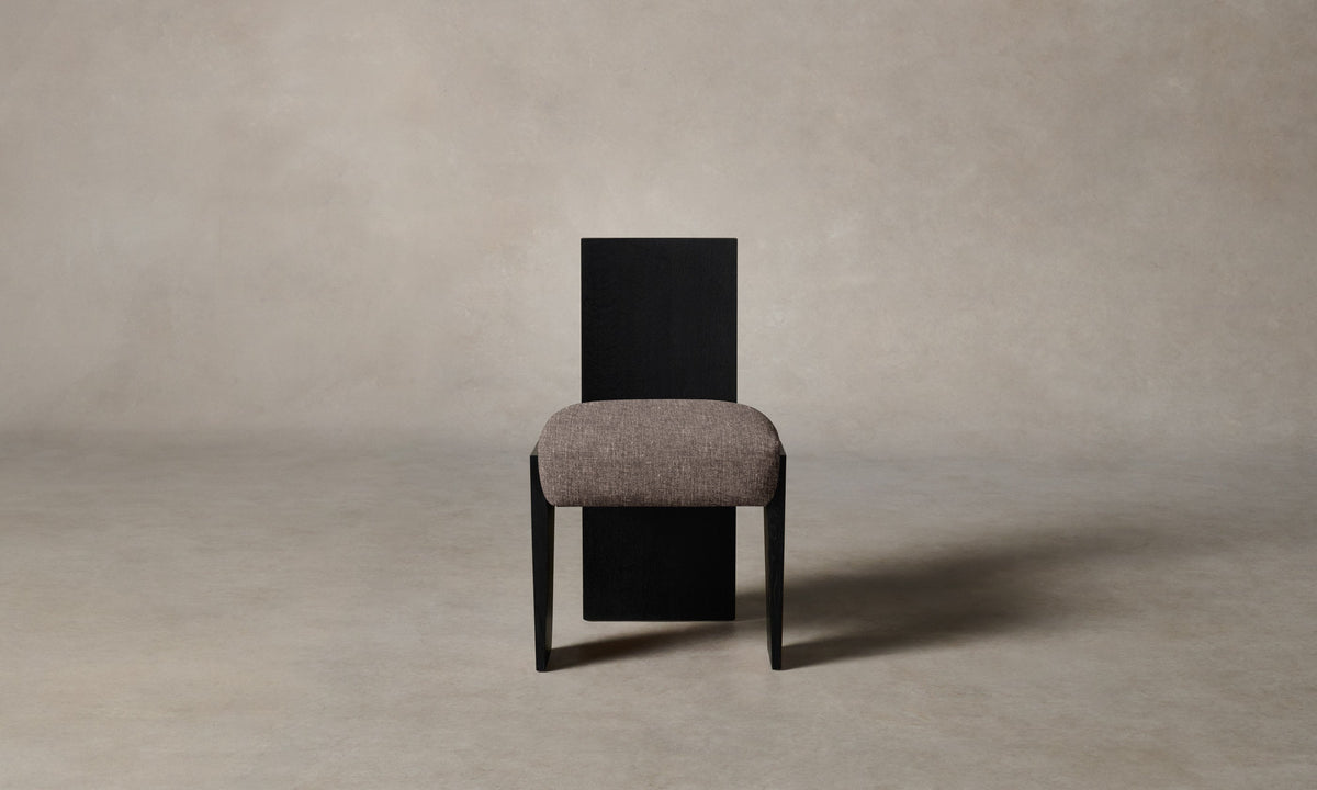 The Garrett Dining Chair - Heritage Belgian Linen Carob