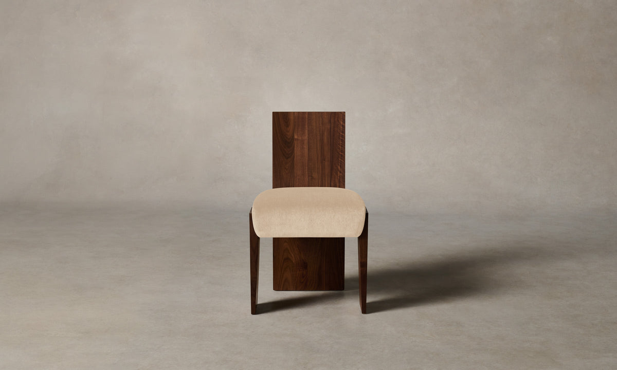 The Garrett Dining Chair - Performance Velvet Butter