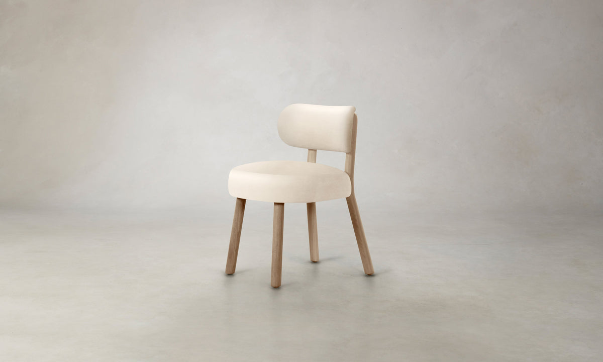 The Jane Dining Chair - Costa Leather Sesame