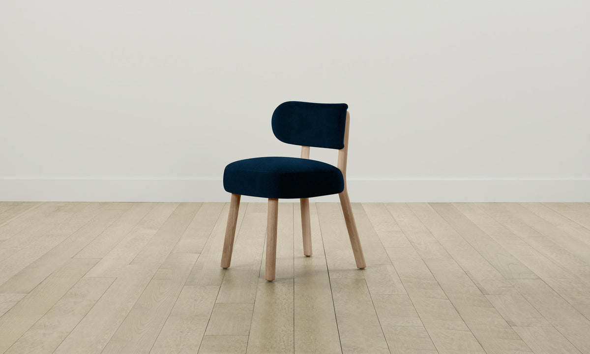 The Jane Dining Chair - Mohair Admiral