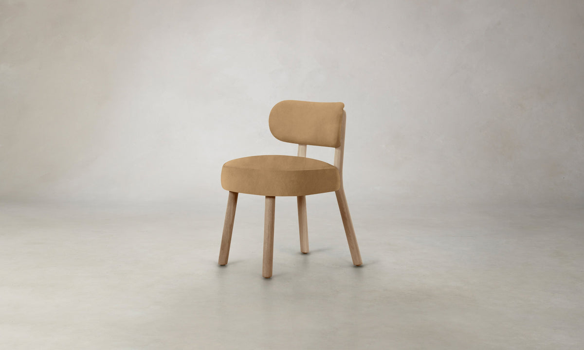The Jane Dining Chair - Nubuck Leather Rye