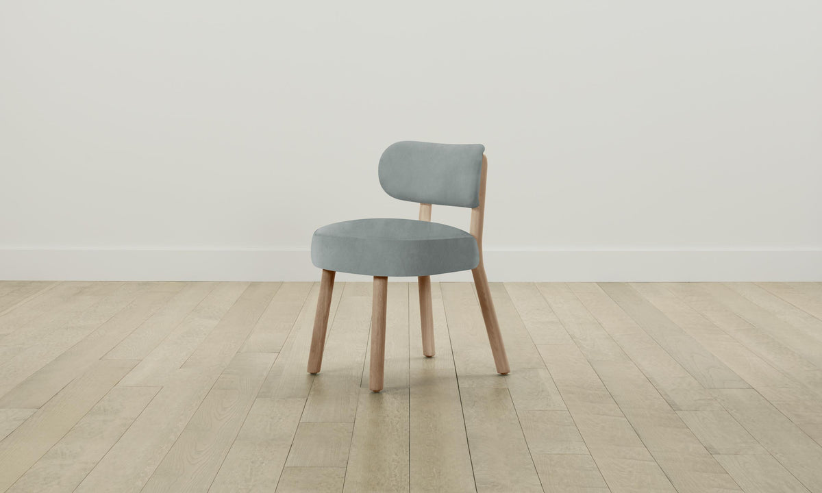 The Jane Dining Chair - Nubuck Leather Tide