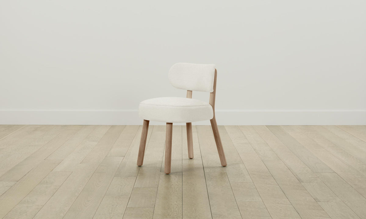 The Jane Dining Chair - Performance Linen Weave Flour