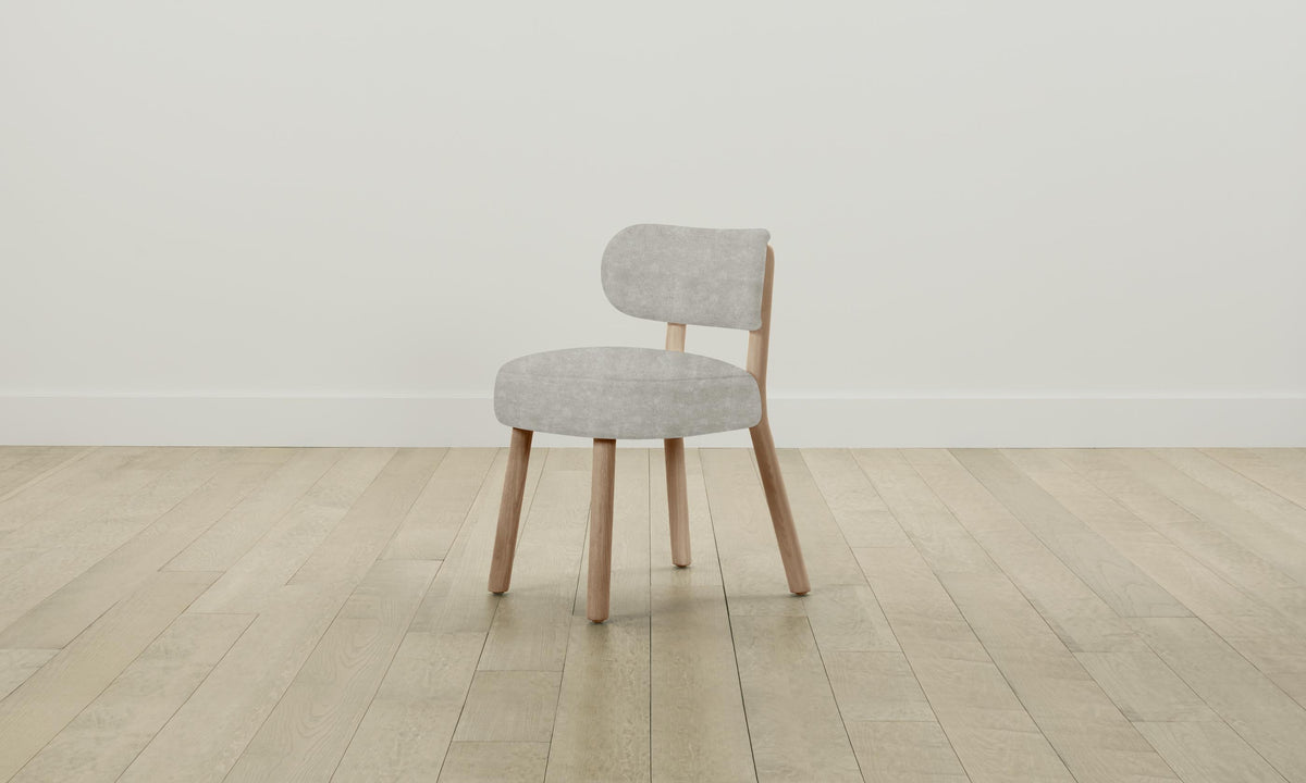The Jane Dining Chair - Performance Mélange Weave Flint