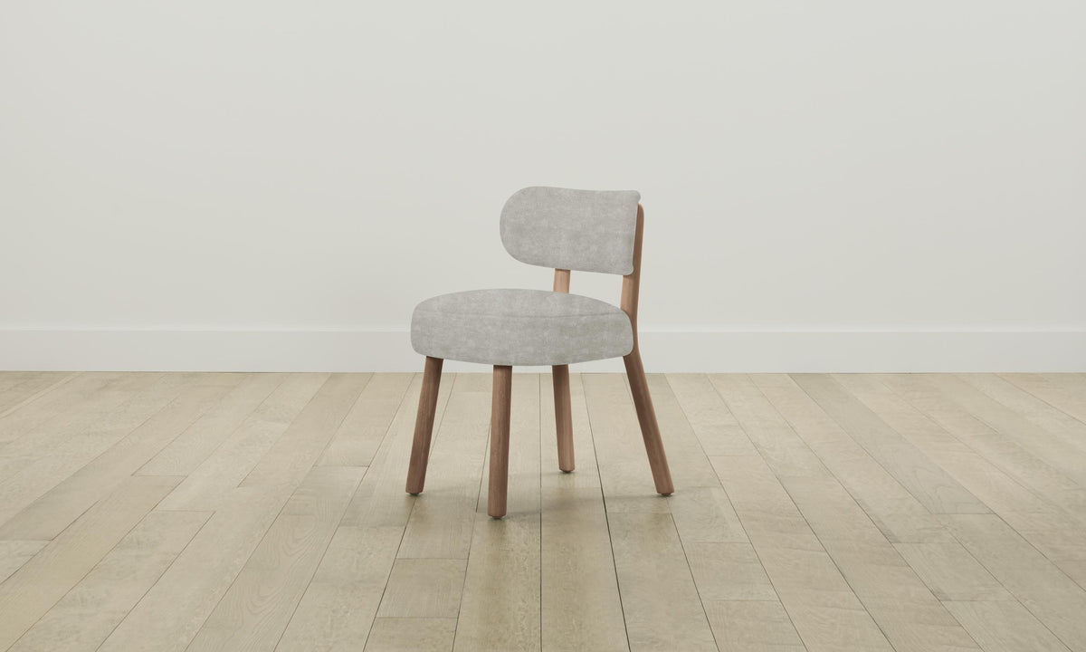 The Jane Dining Chair - Performance Mélange Weave Flint