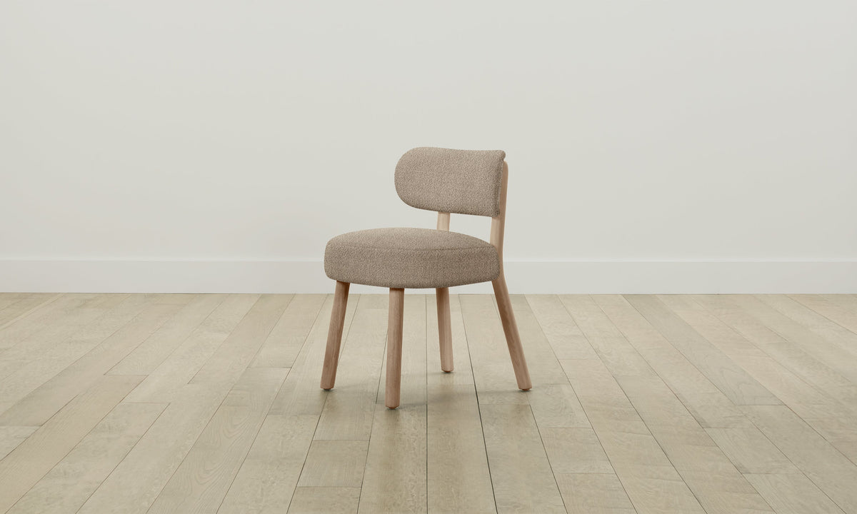 The Jane Dining Chair - Performance Textural Weave Earthen