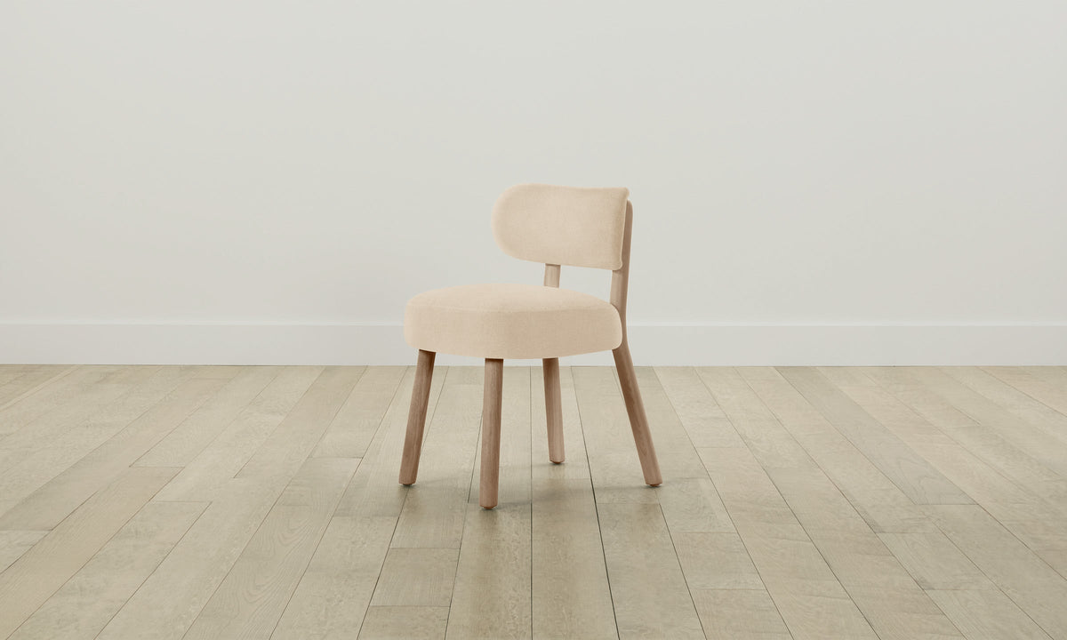 The Jane Dining Chair - Performance Velvet Butter
