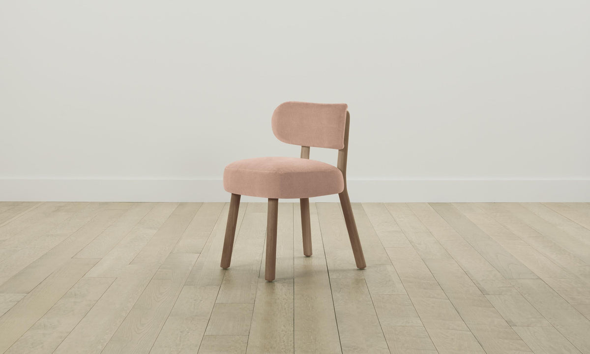 The Jane Dining Chair - Performance Velvet Blossom