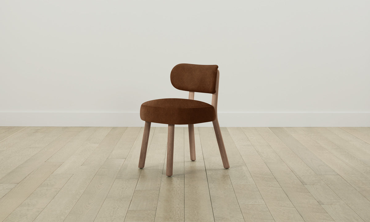 The Jane Dining Chair - Tuscan Leather Cognac
