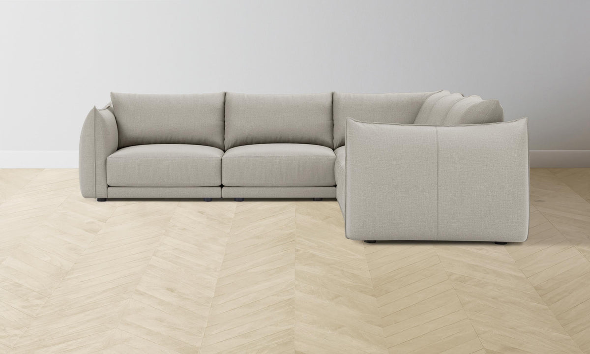The Jones Modular Sectional - Performance Linen Weave Beige