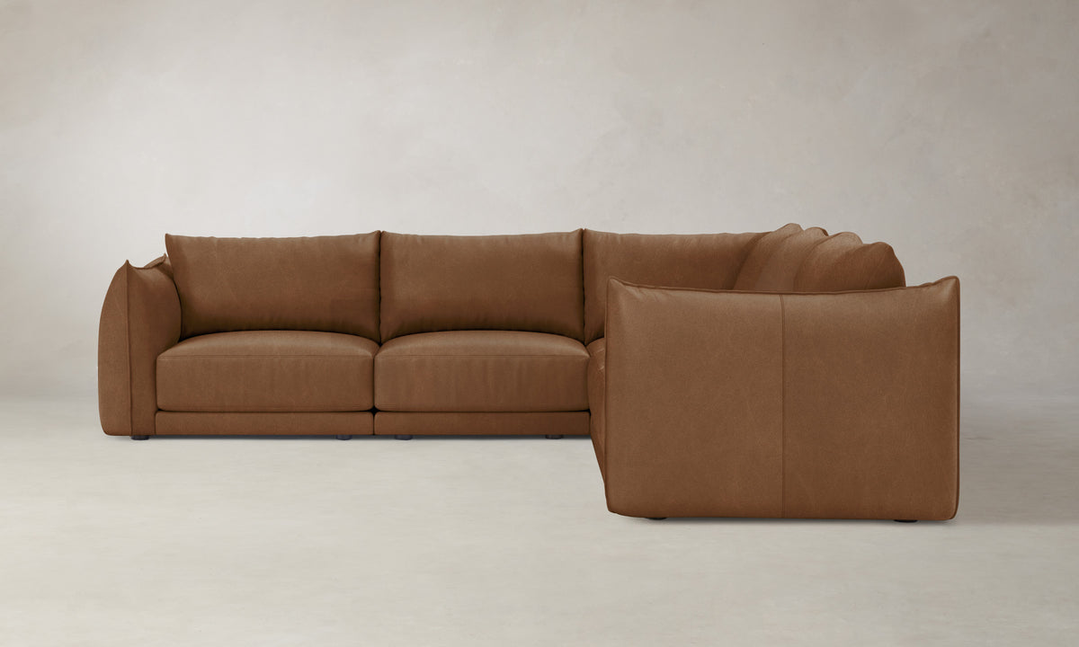 The Jones Modular Sectional - Tuscan Leather Cognac