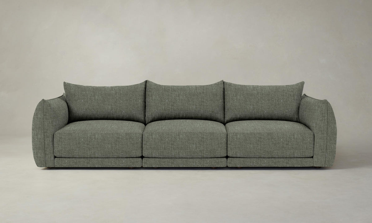 The Jones Modular Sectional - Heritage Belgian Linen Thyme