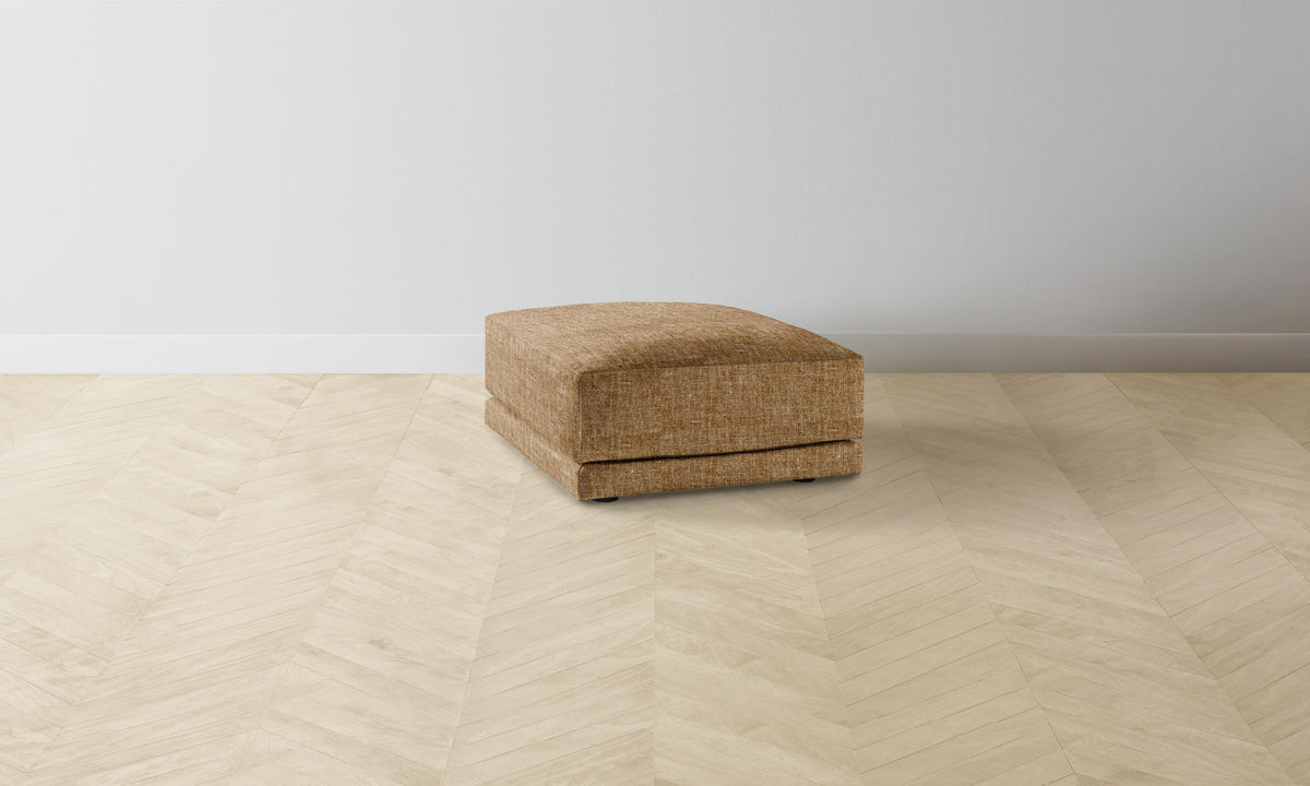 The Jones Ottoman - Heritage Belgian Linen Chai