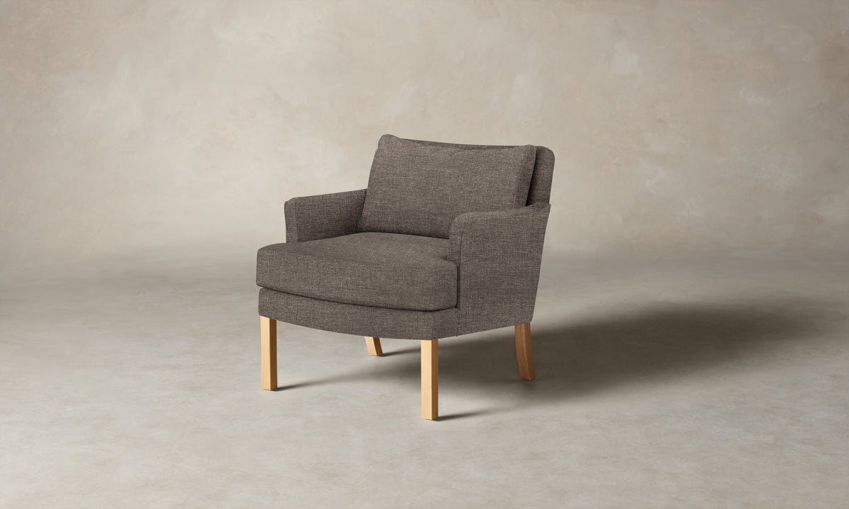 The Kaye Chair - Heritage Belgian Linen Carob