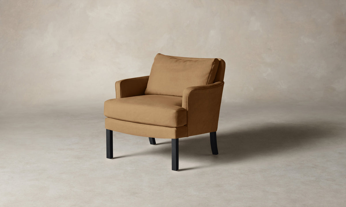 The Kaye Chair - Nubuck Leather Rye
