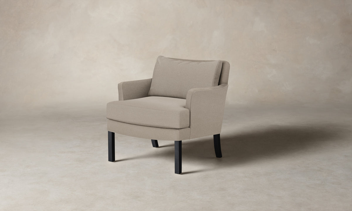 The Kaye Chair - Performance Linen Weave Beige