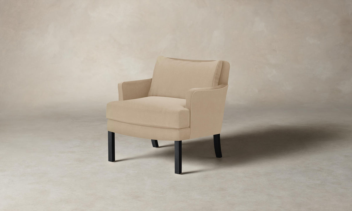 The Kaye Chair - Performance Velvet Butter