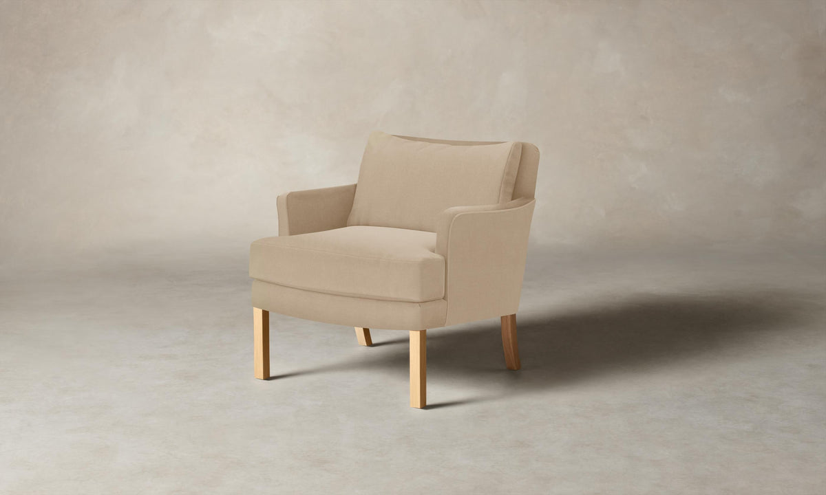 The Kaye Chair - Performance Velvet Butter