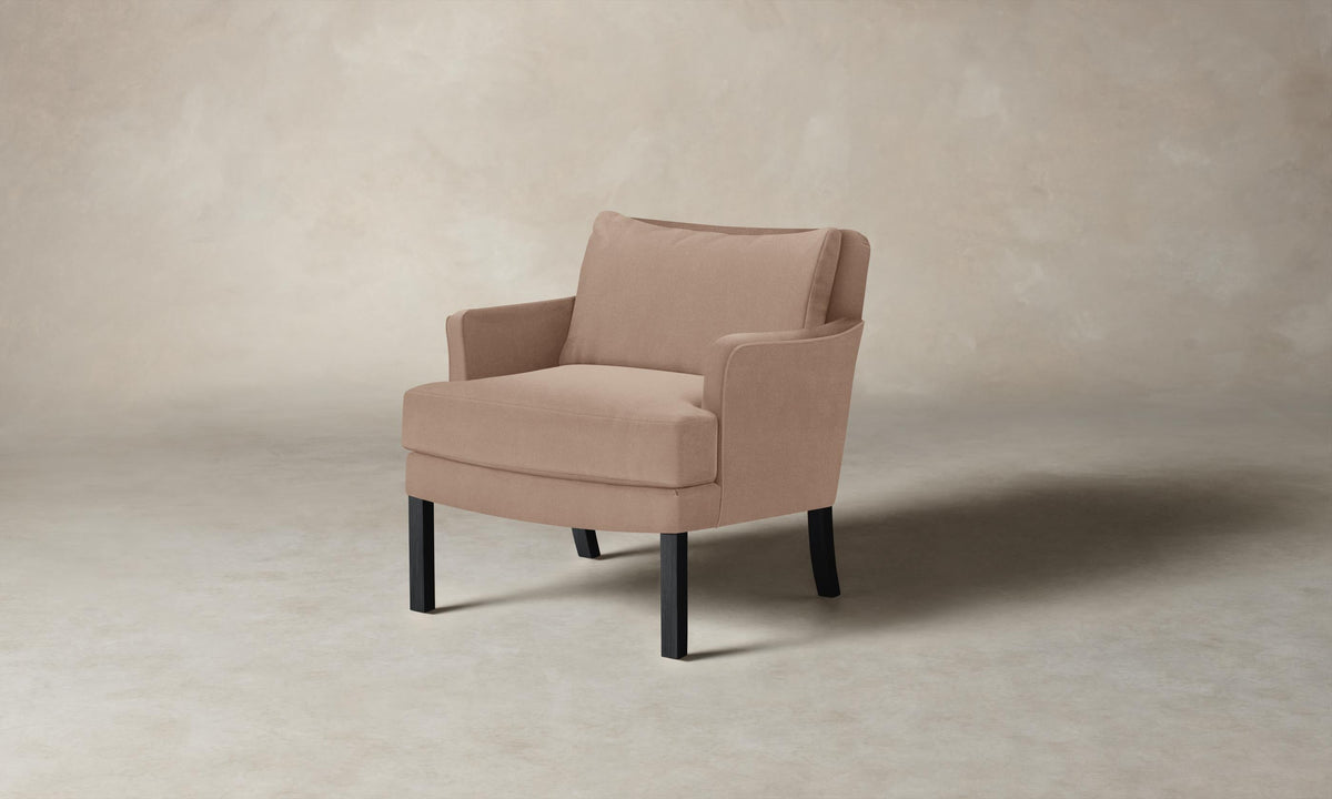 The Kaye Chair - Performance Velvet Blossom