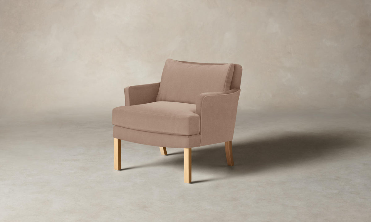 The Kaye Chair - Performance Velvet Blossom