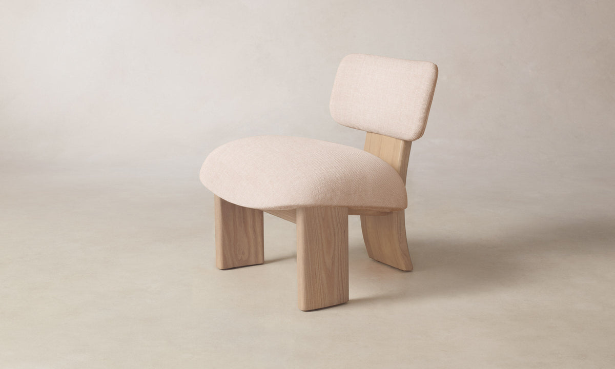 The Kenmare Chair - Heritage Belgian Linen Petal