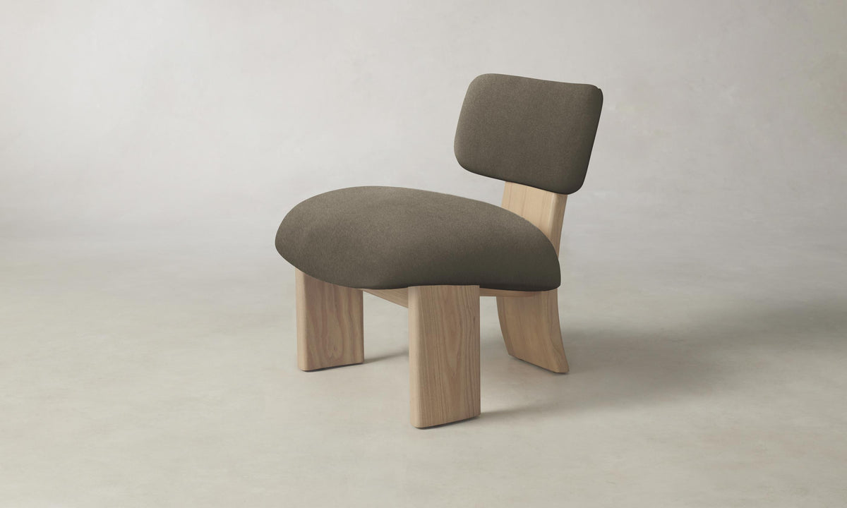 The Kenmare Chair - Mohair Mink