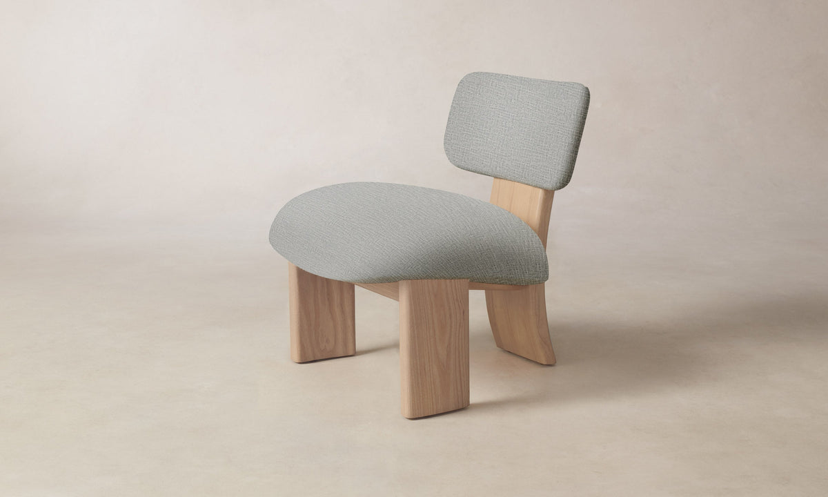 The Kenmare Chair - Performance Woven Chenille Rain