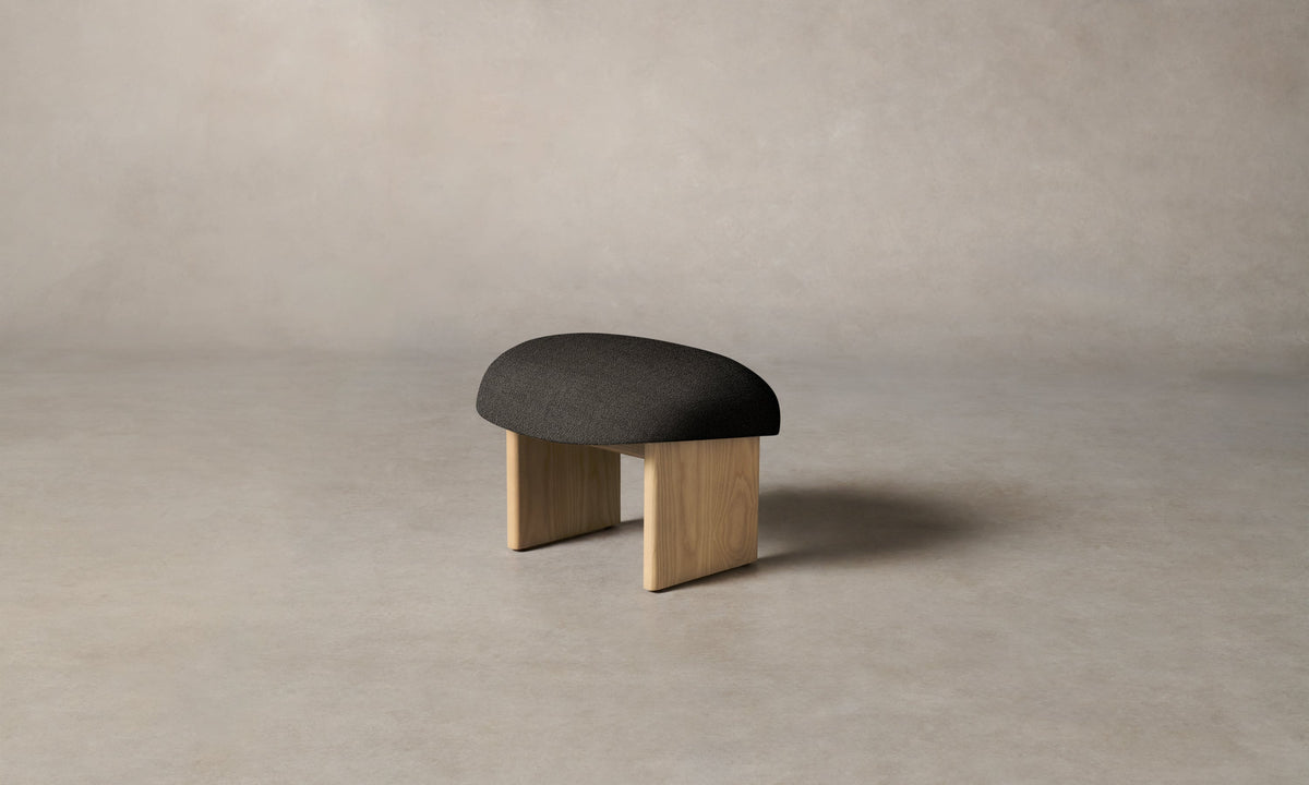 The Kenmare Ottoman - Performance Textural Weave Root