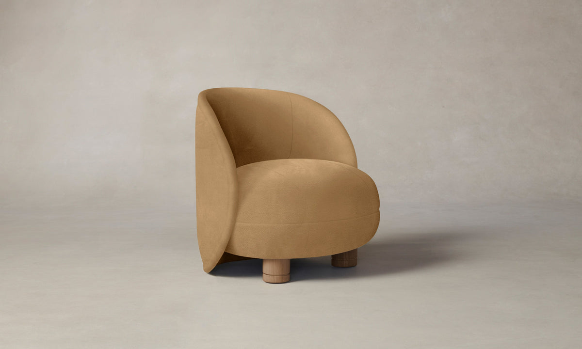 The Laight Chair - Nubuck Leather Rye