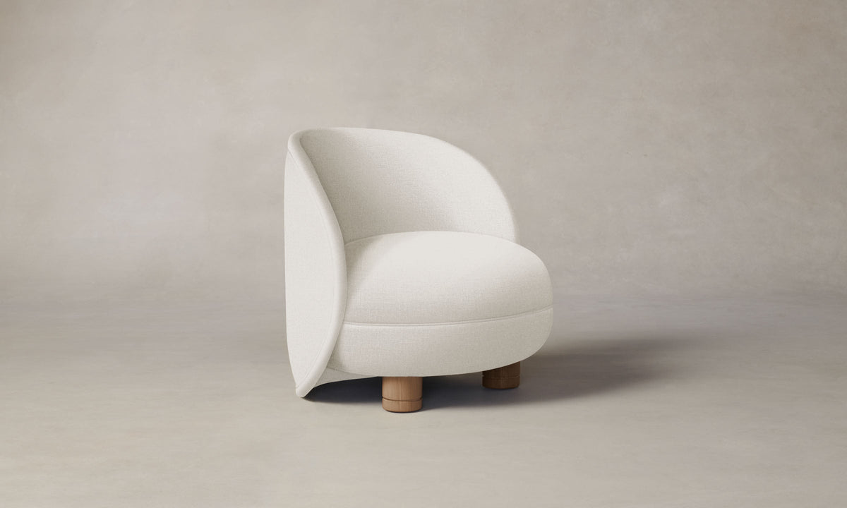 The Laight Chair - Italian Brushed Wool Vanilla