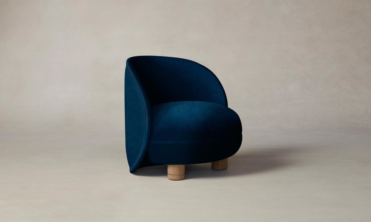 The Laight Chair - Mohair Admiral