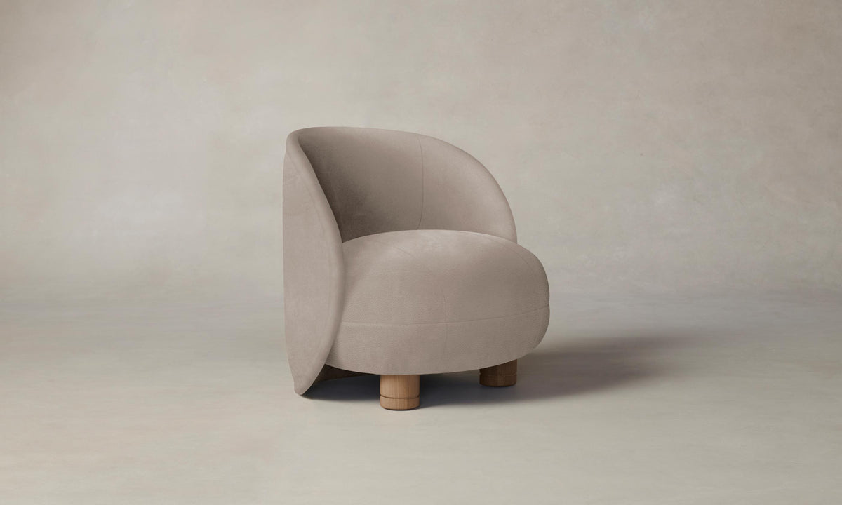 The Laight Chair - Nubuck Leather Fawn