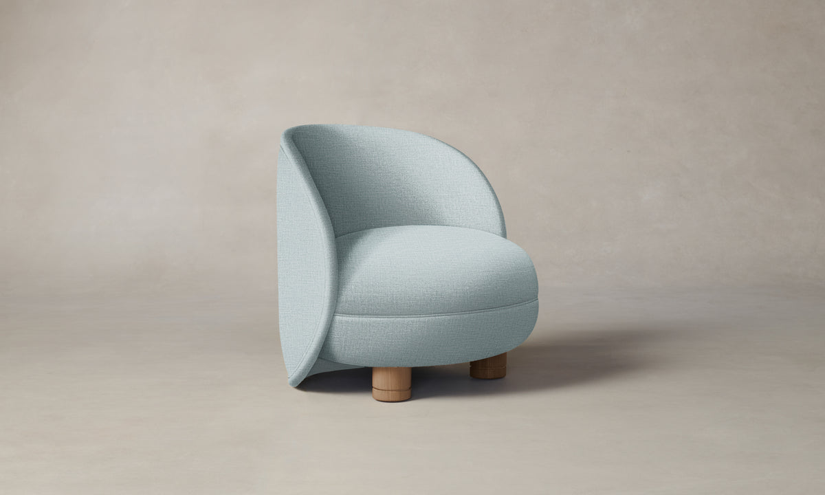 The Laight Chair - Performance Woven Chenille Rain