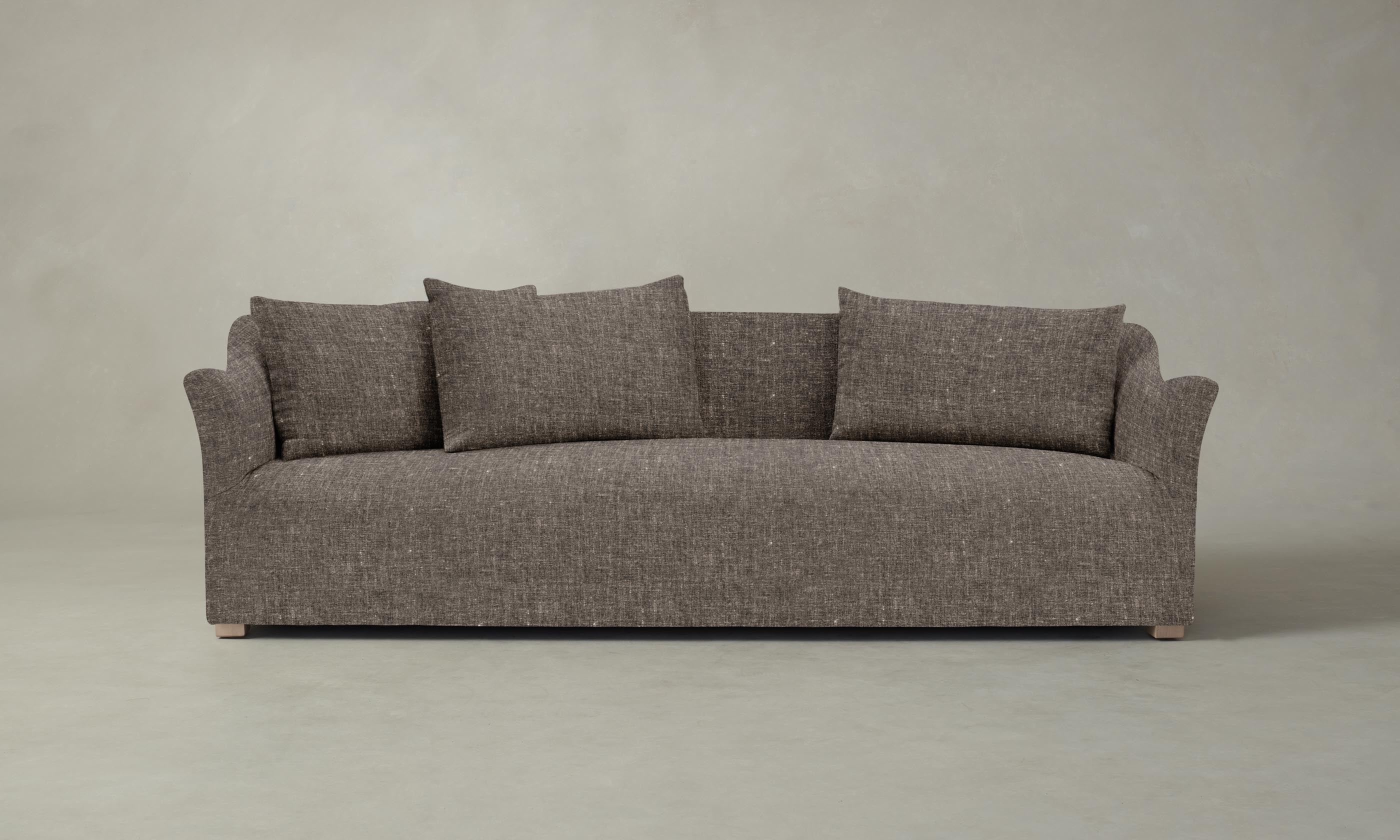 The Lenox Sofa - Belgian Linen Carob – Maiden Home