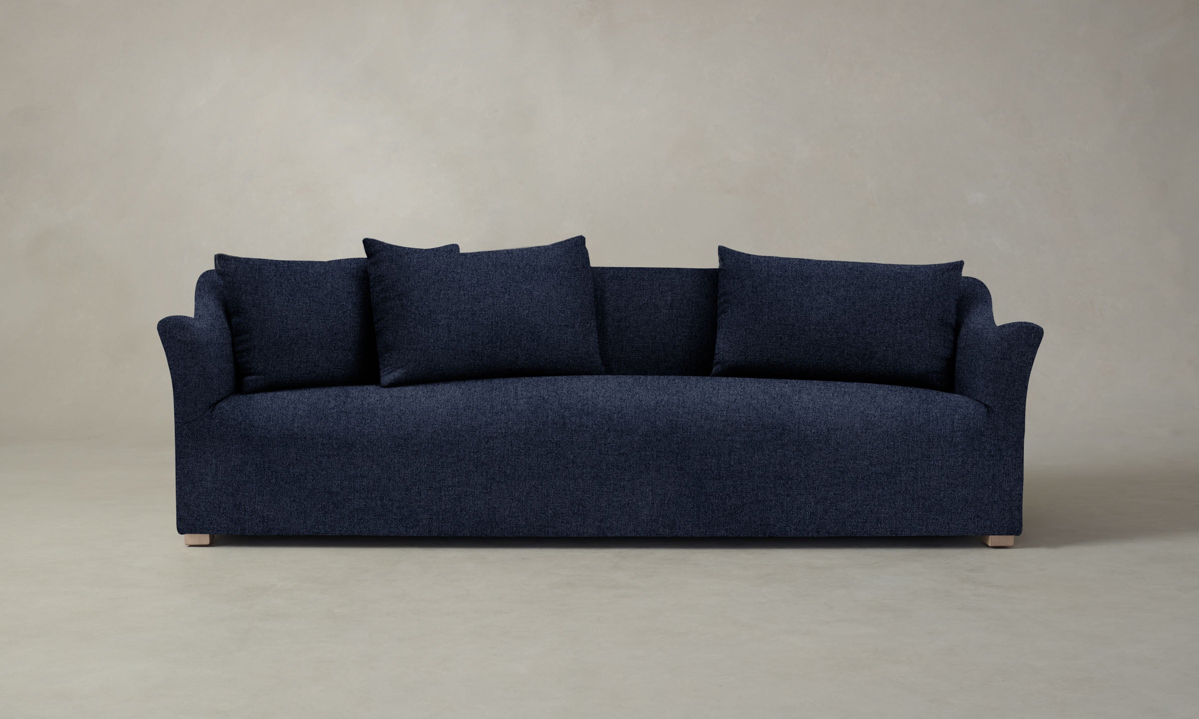 The Lenox Sofa - Italian Brushed Wool Harbor – Maiden Home