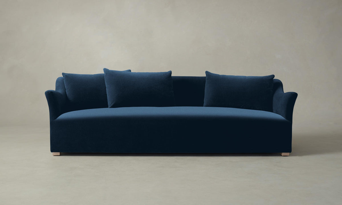 The Lenox Sofa - Performance Velvet Sapphire