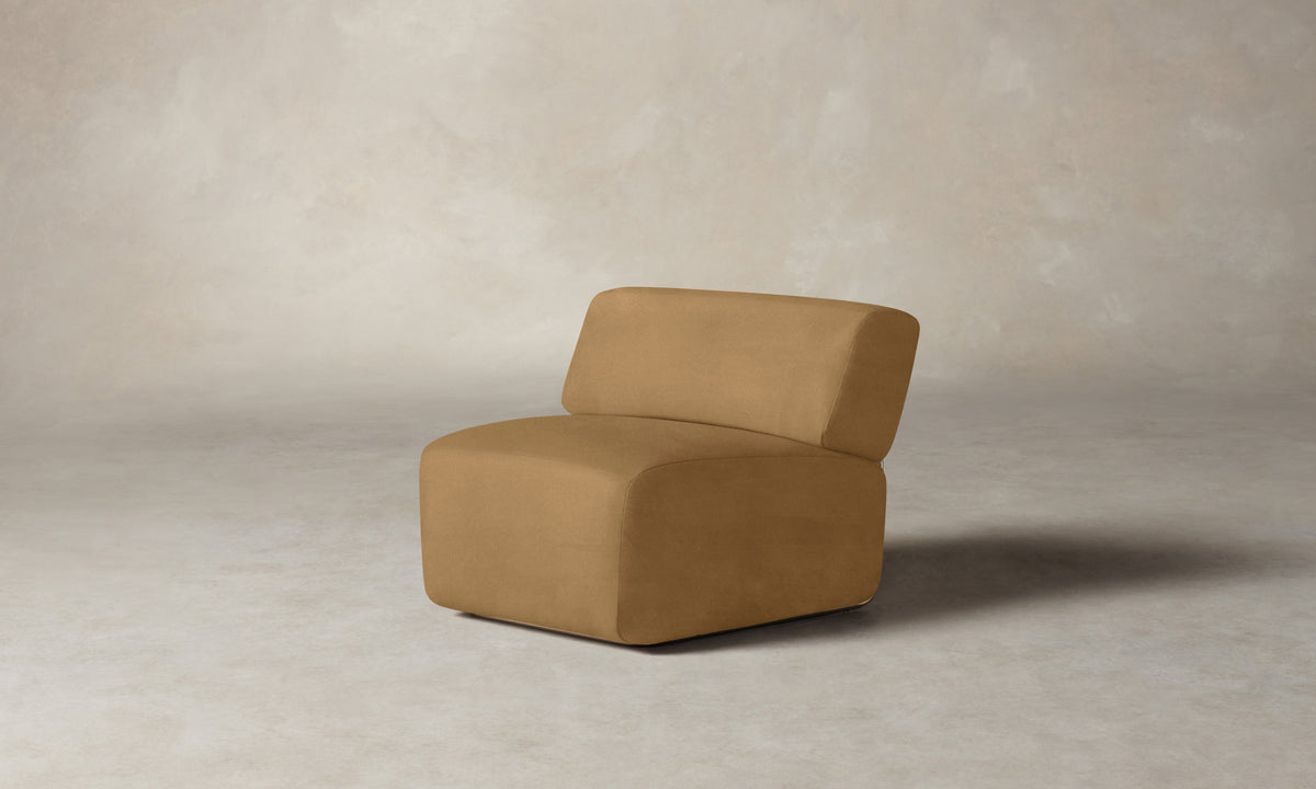 The Miles Modular Chair - Nubuck Leather Rye