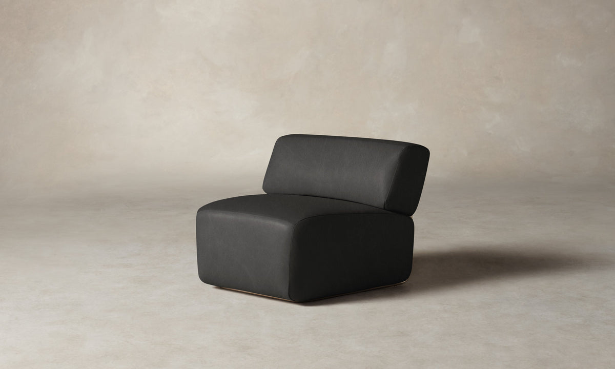 The Miles Modular Chair - Tuscan Leather Seal