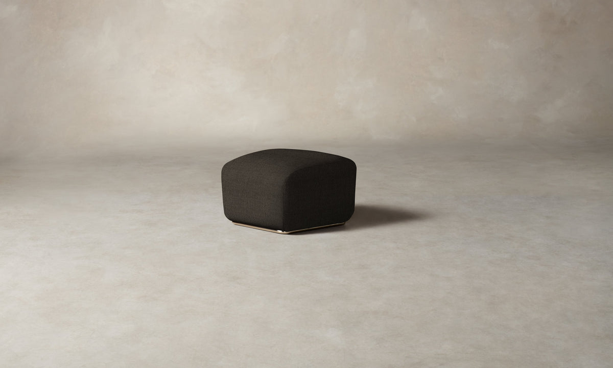 The Miles Ottoman - Performance Textural Weave Root