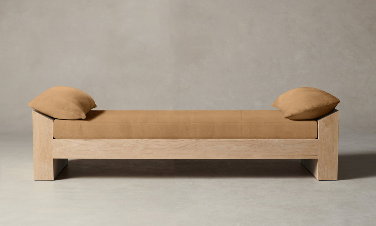 The Montauk Daybed - Nubuck Leather Rye