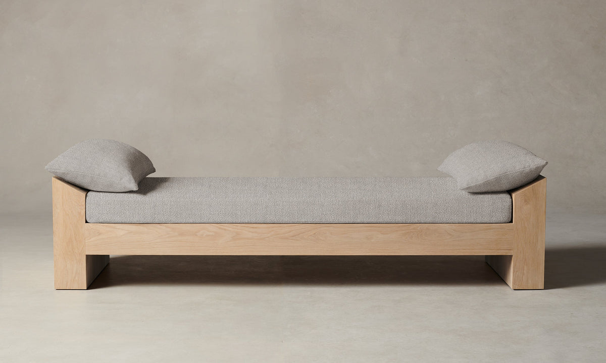 The Montauk Daybed - Performance Textural Weave Breeze