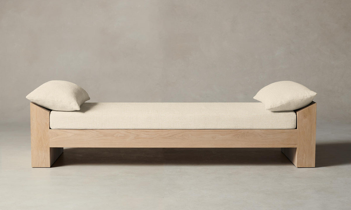 The Montauk Daybed - Performance Woven Chenille Desert