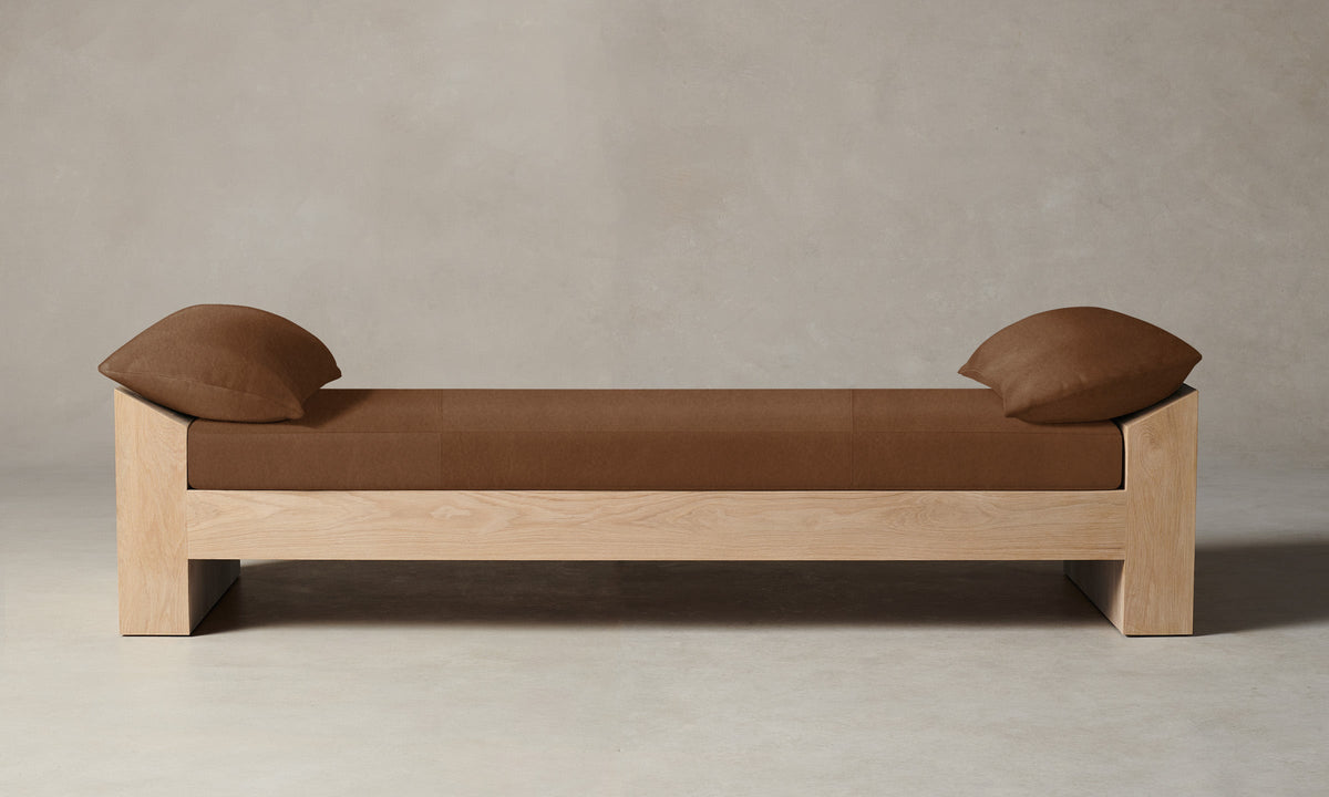 The Montauk Daybed - Tuscan Leather Cognac