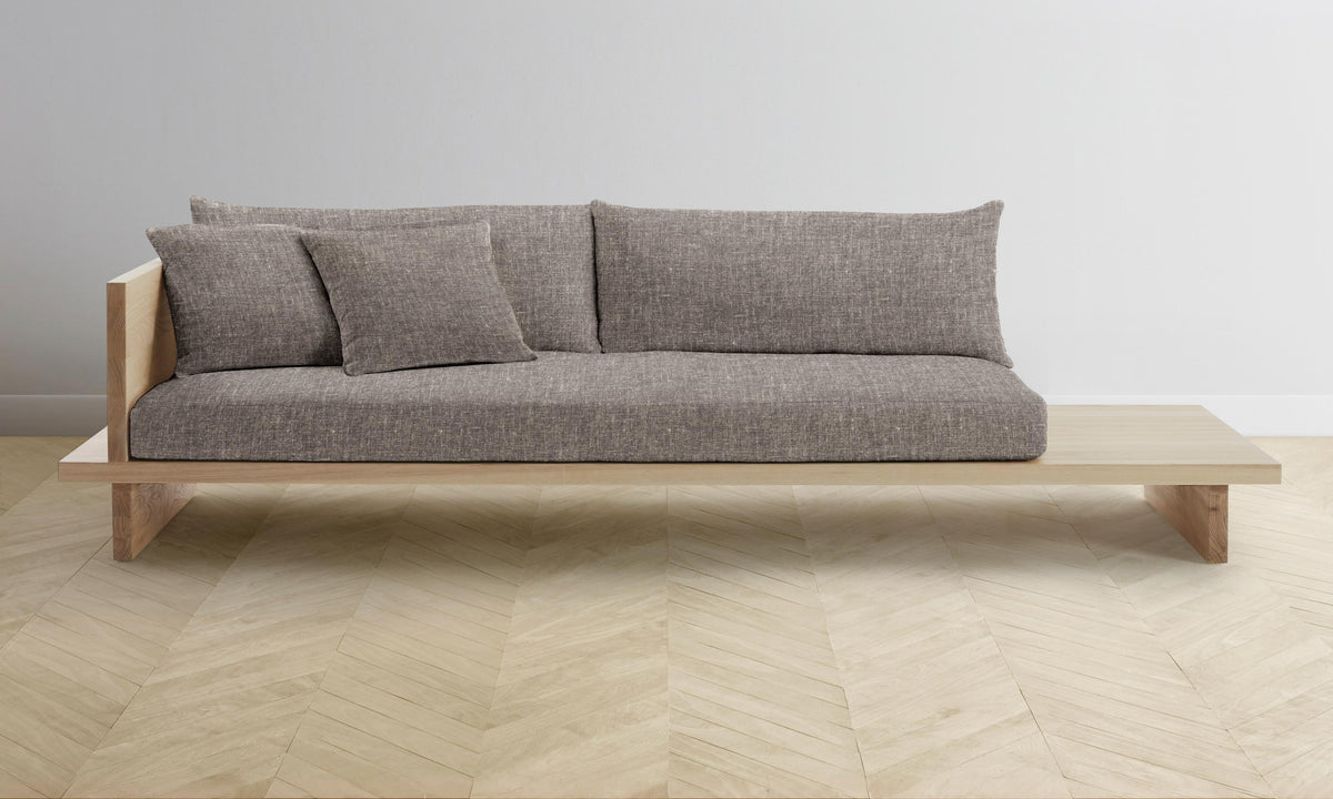 The Muir Sofa - Heritage Belgian Linen Carob
