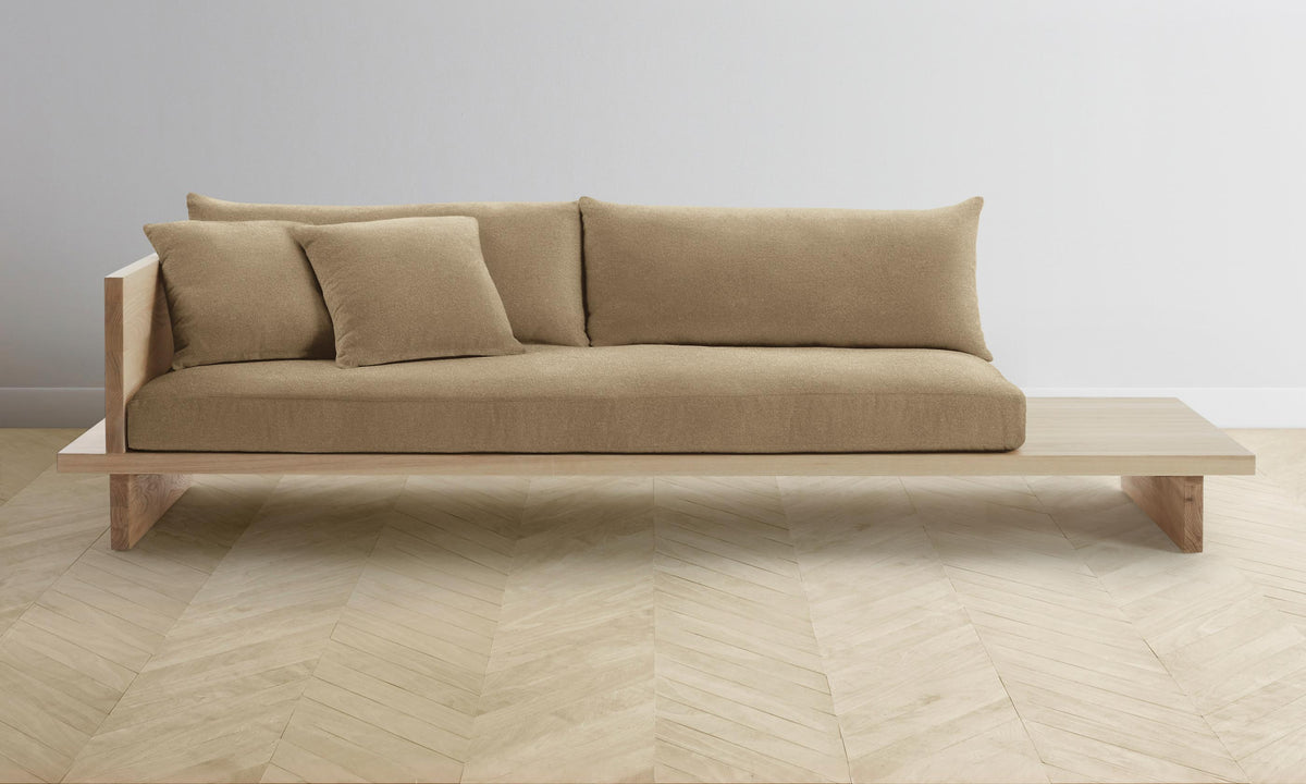 The Muir Sofa - Mohair Almond