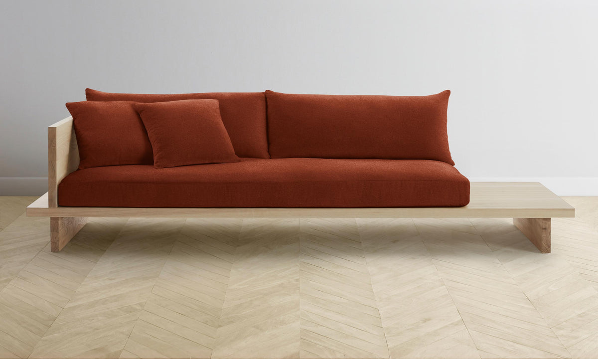 The Muir Sofa - Mohair Spice