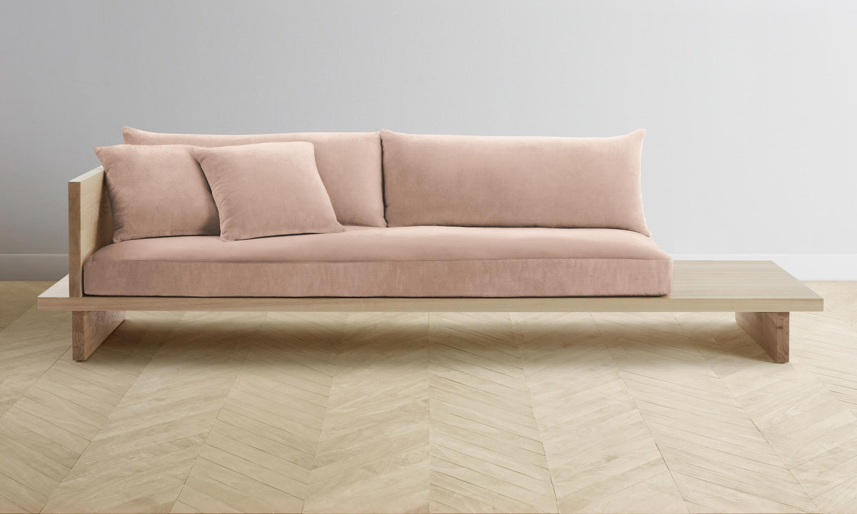 The Muir Sofa - Performance Velvet Blossom
