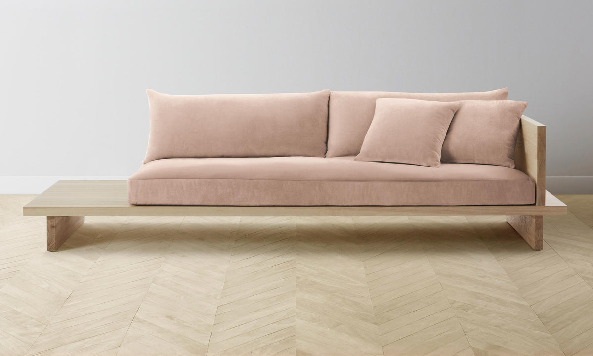 The Muir Sofa - Performance Velvet Blossom