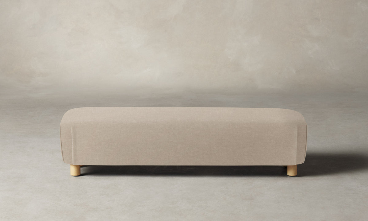 The Perry Bench - Heritage Belgian Linen Husk