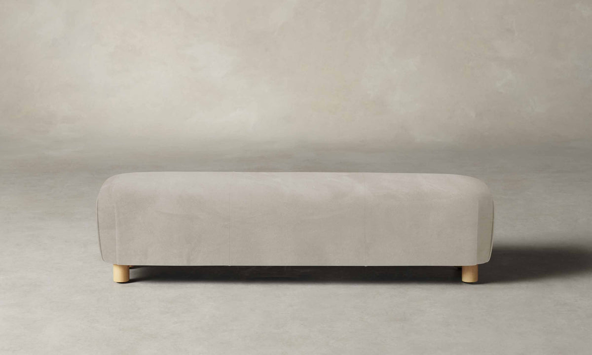 The Perry Bench - Nubuck Leather Sail
